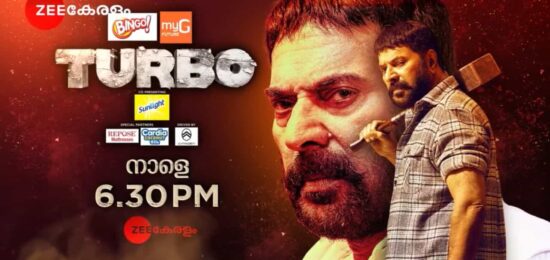 Turbo on Zee Keralam Channel